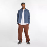 New Balance Numeric Button Up Vintage Indigo L/s Button Up Shirt