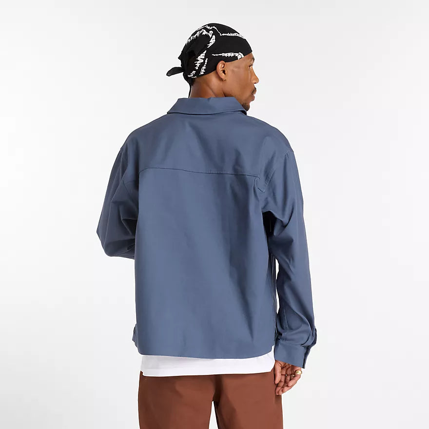 New Balance Numeric Button Up Vintage Indigo L/s Button Up Shirt