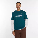 New Balance Numeric Linear Logo Medusa Green S/s Shirt