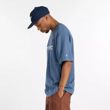 New Balance Numeric Linear Logo Vintage Indigo S/s Shirt