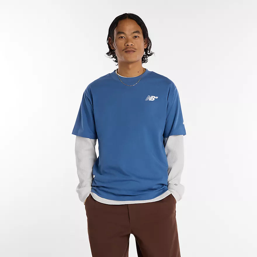 New Balance Numeric Small Logo Magic Blue S/s Shirt