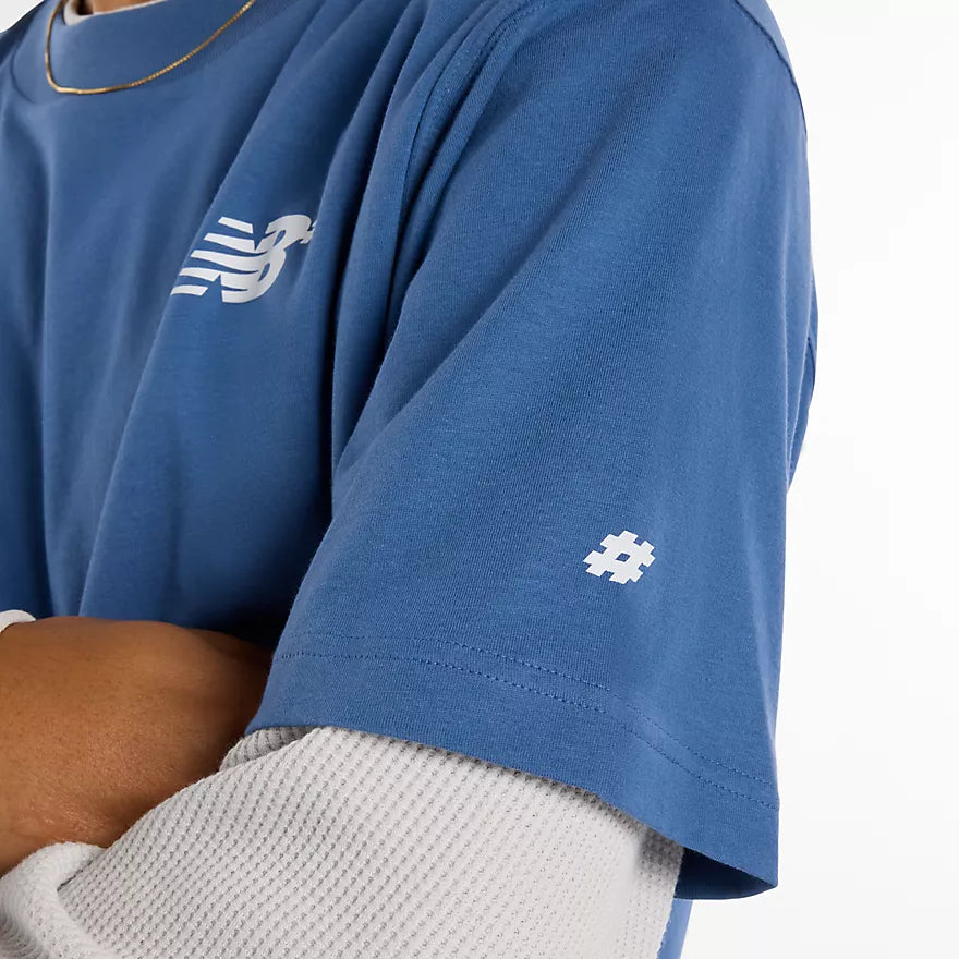 New Balance Numeric Small Logo Magic Blue S/s Shirt