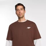 New Balance Numeric Small Logo Pumpernickel S/s Shirt
