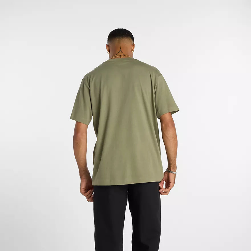 New Balance Numeric Small Logo Dark Olivine S/s Shirt