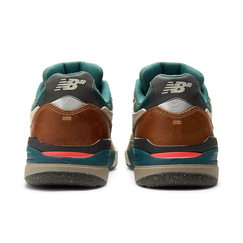 New Balance Numeric 933 Andrew Reynolds Tan Teal Shoes – Long