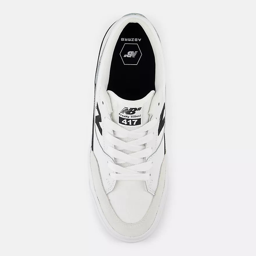 New Balance Numeric 417 Low Franky White/Black Shoes