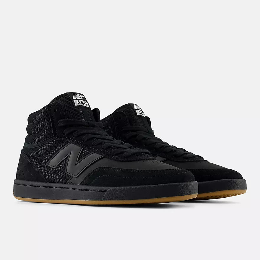 New Balance Numeric 440 High V2 Black Black Shoes