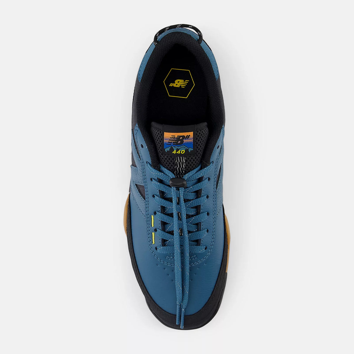 New balance shoes blue and black best sale