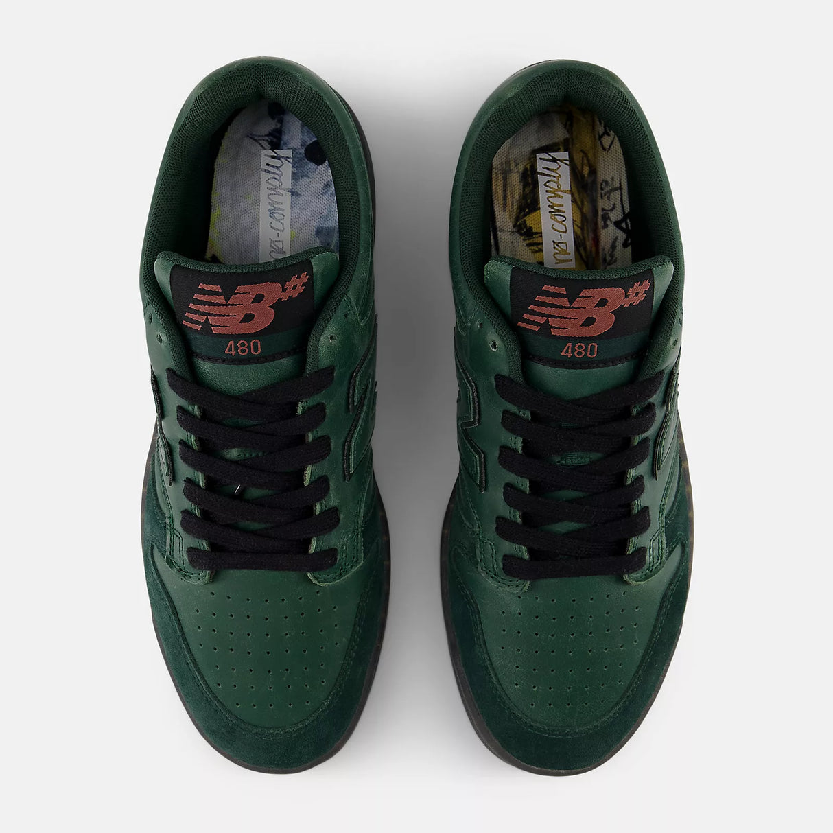 New Balance Numeric x No Comply 480 Green Shoes