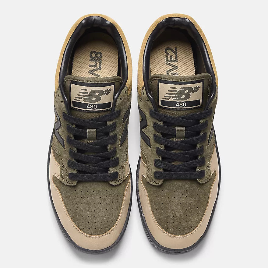 New Balance Numeric 480 8FIVE2 Olive Shoes (NM480EFT) – Long Beach