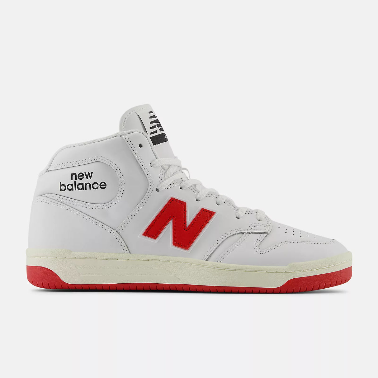 New Balance Numeric 480 High White/Red Shoes