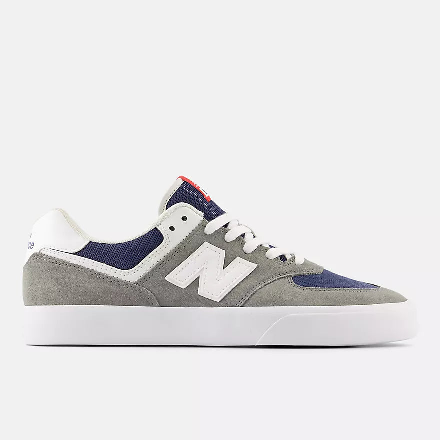 New Balance Numeric 574 Grey White Standard Width Shoes