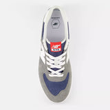 New Balance Numeric 574 Grey White Standard Width Shoes