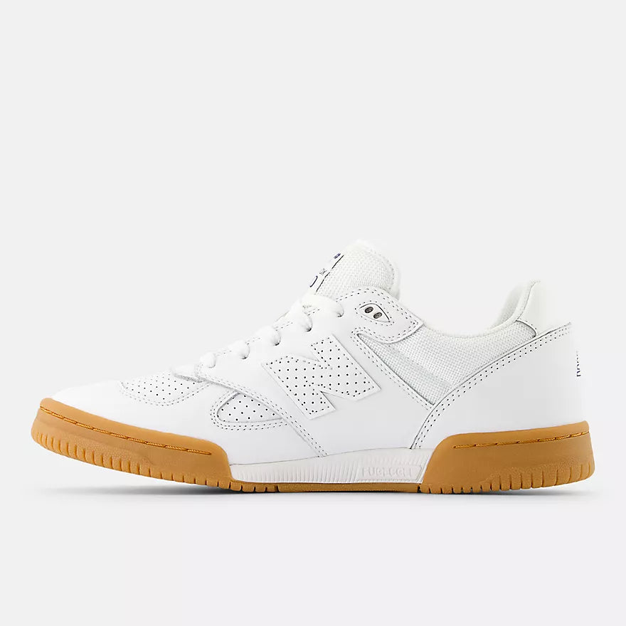 New Balance Numeric 600 Tom Knox White Gum Shoes – Long Beach Skate Co