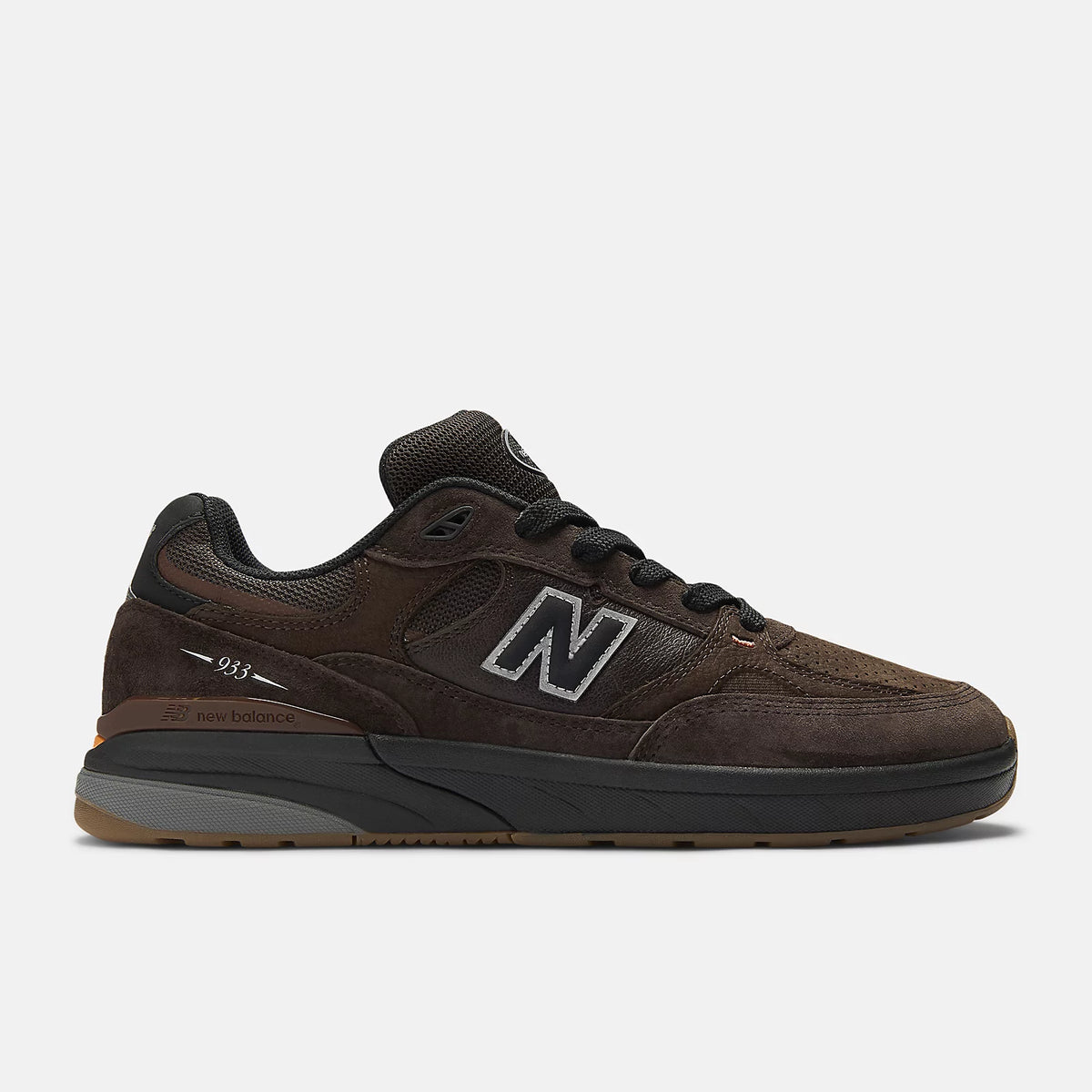 New Balance Numeric 933 Andrew Reynolds Brown/Black Shoes – Long New Balance Numeric 933 Andrew Reynolds Brown/Black Shoes – Long
