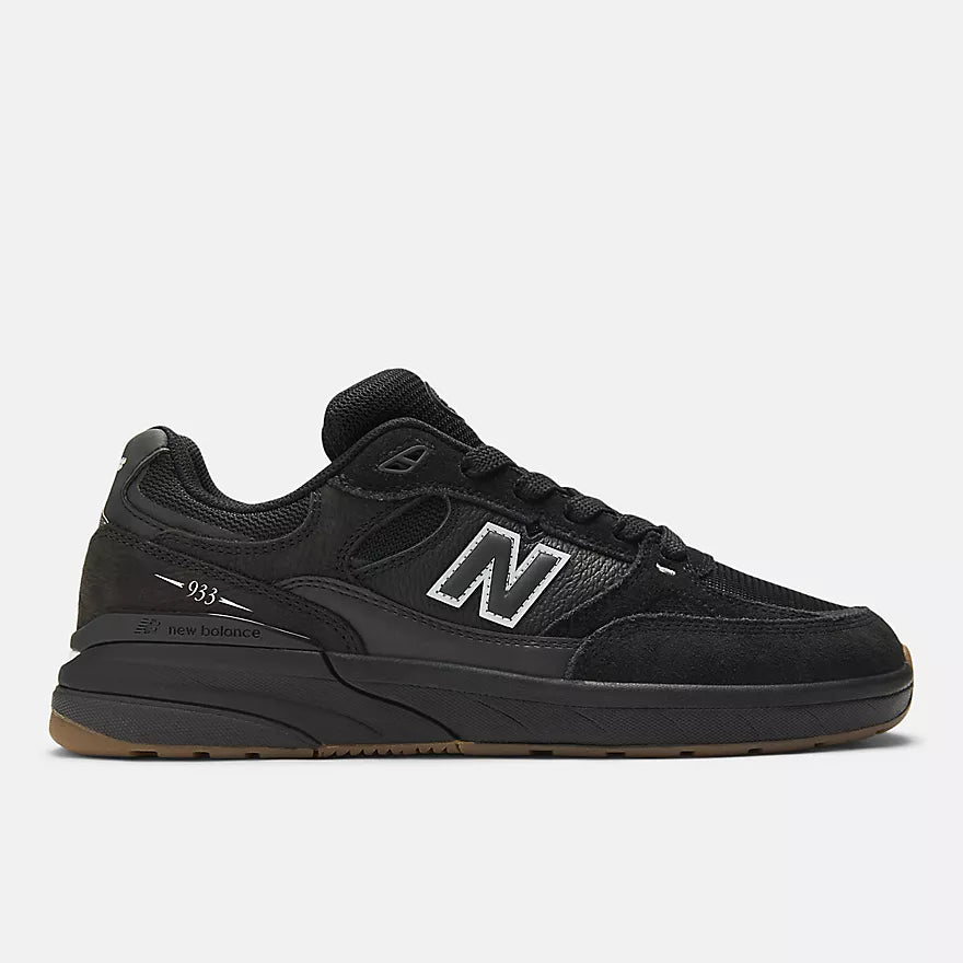 New Balance Numeric 933 Andrew Reynolds Black Black Shoes – Long