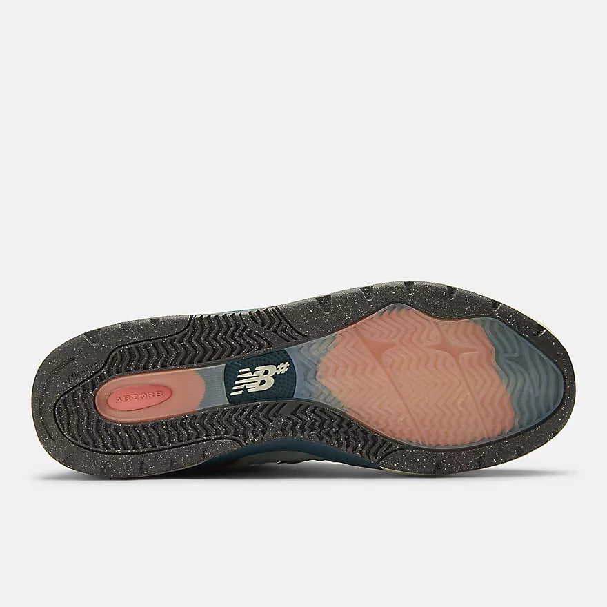 New Balance Numeric 933 WIDE Andrew Reynolds Tan Teal Shoes