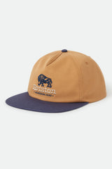 Brixton Drifter Netplus Brown Sugar Navy Snapback Hat