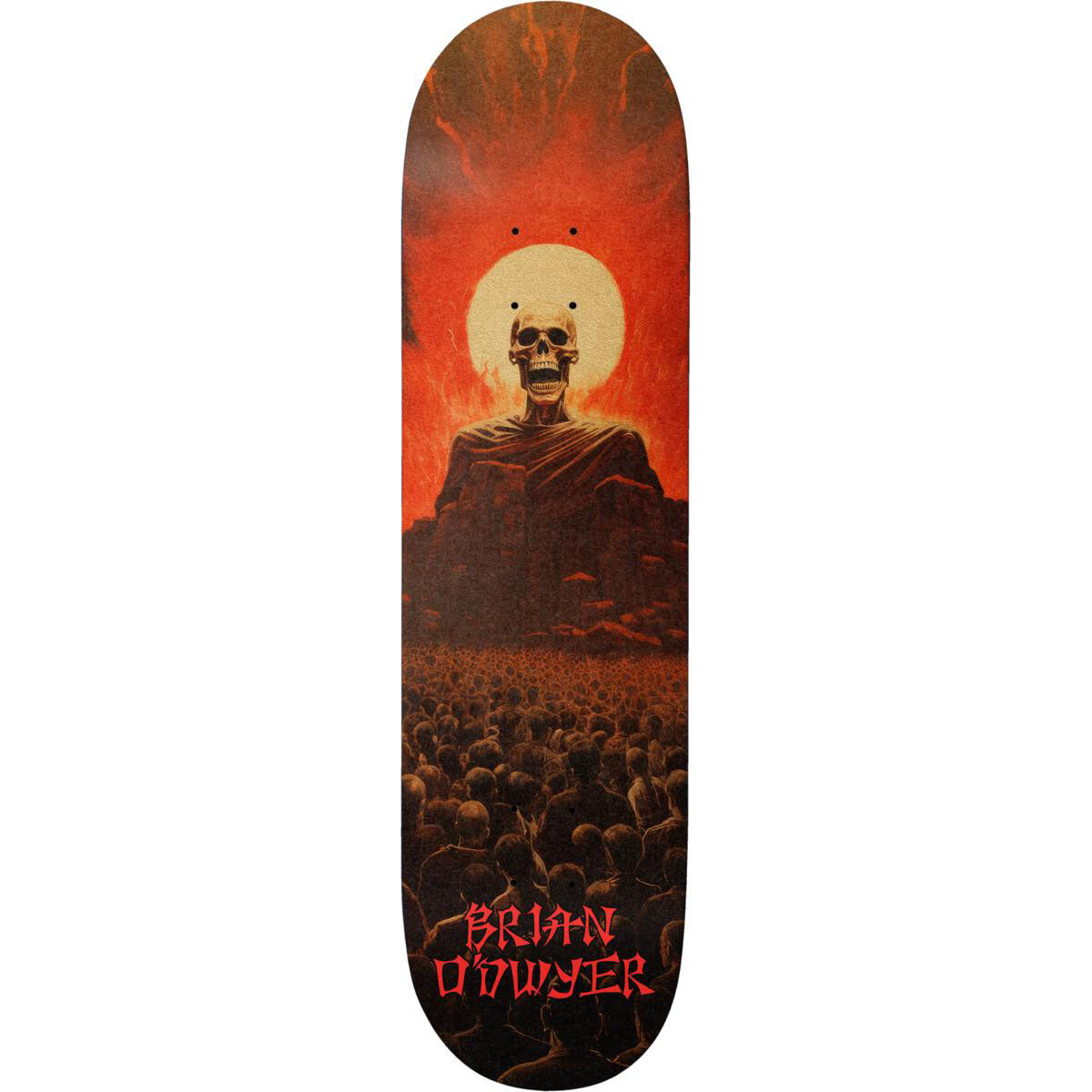 Deathwish Brian O'Dwyer Skull 8.475" Skateboard Deck