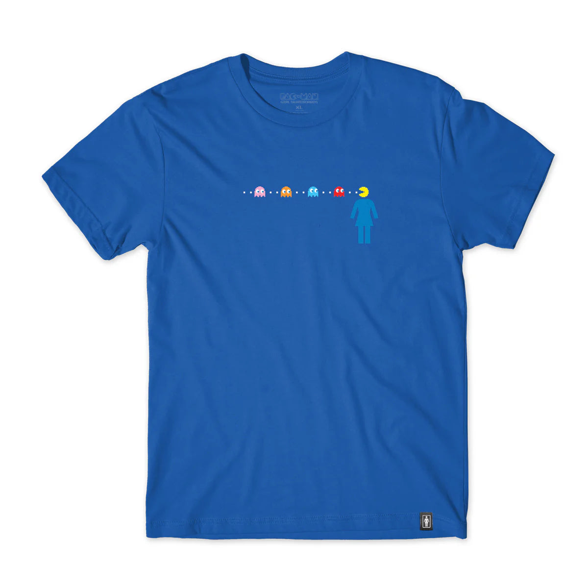 Girl x Pac-Man Maze Royal Blue S/s Shirt