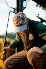 Seager Old Town Camo All Mesh Snapback Hat