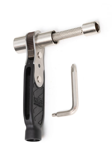 Prime8 Triple Ratchet Lite Black Skateboard Tool