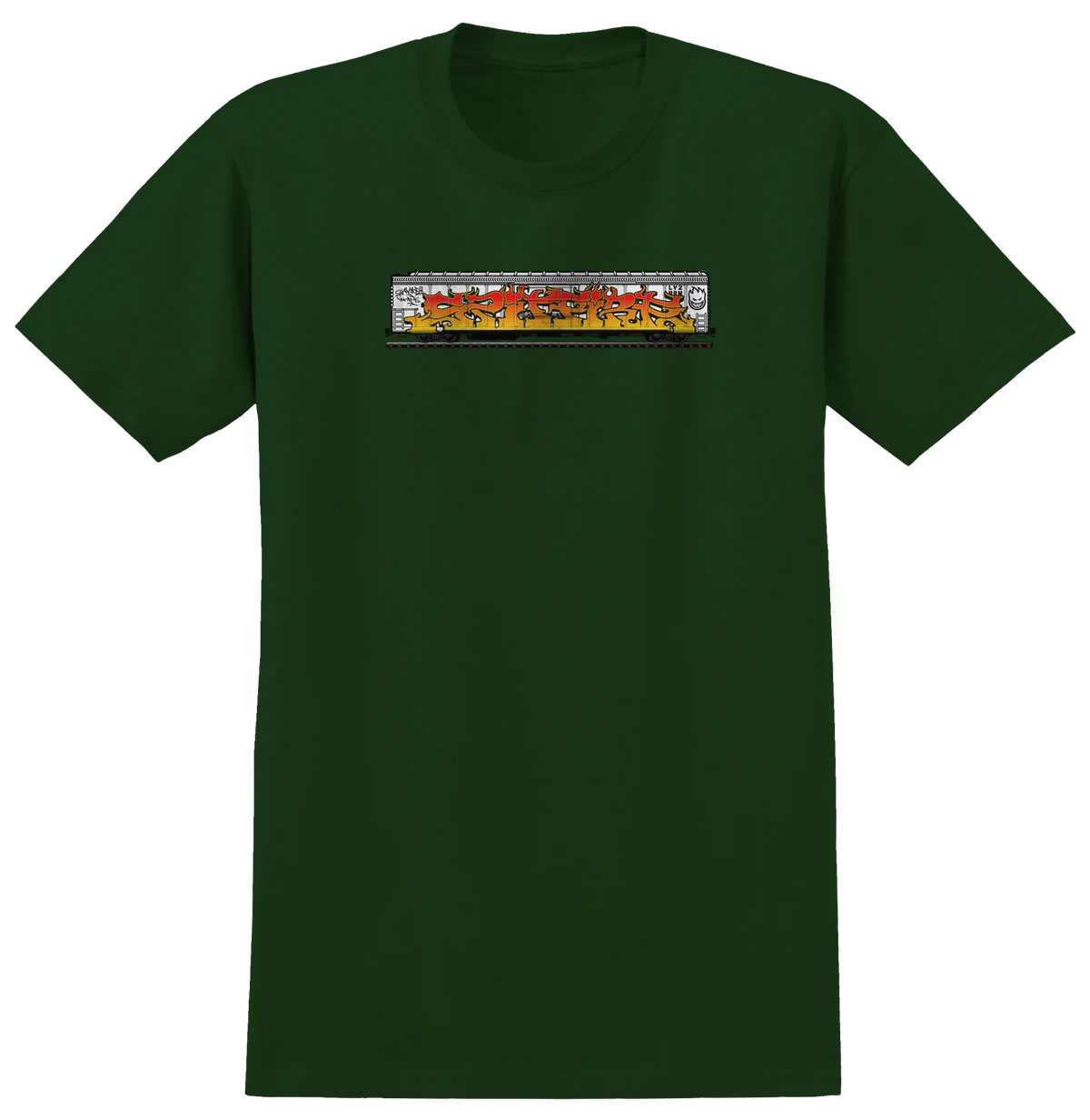 Spitfire Wheels Savie II Train Yard Forest Green S/s Shirt