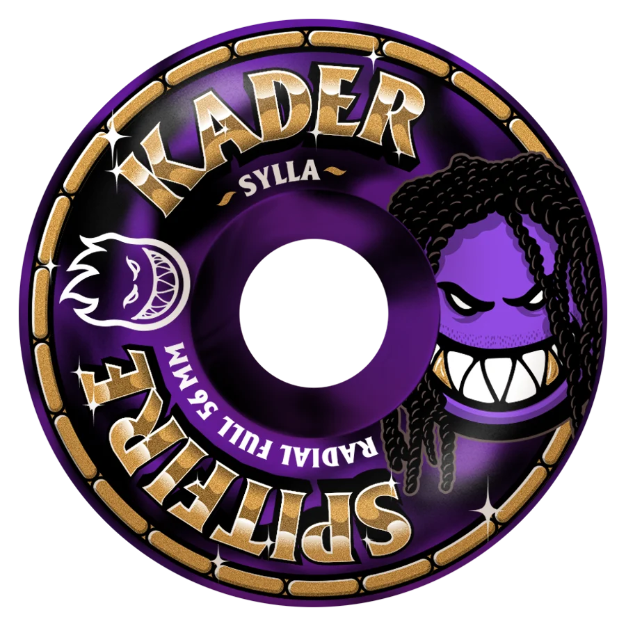 Spitfire F4 99A Kader Rolly Radial Full 56mm Black/Purple Swirl