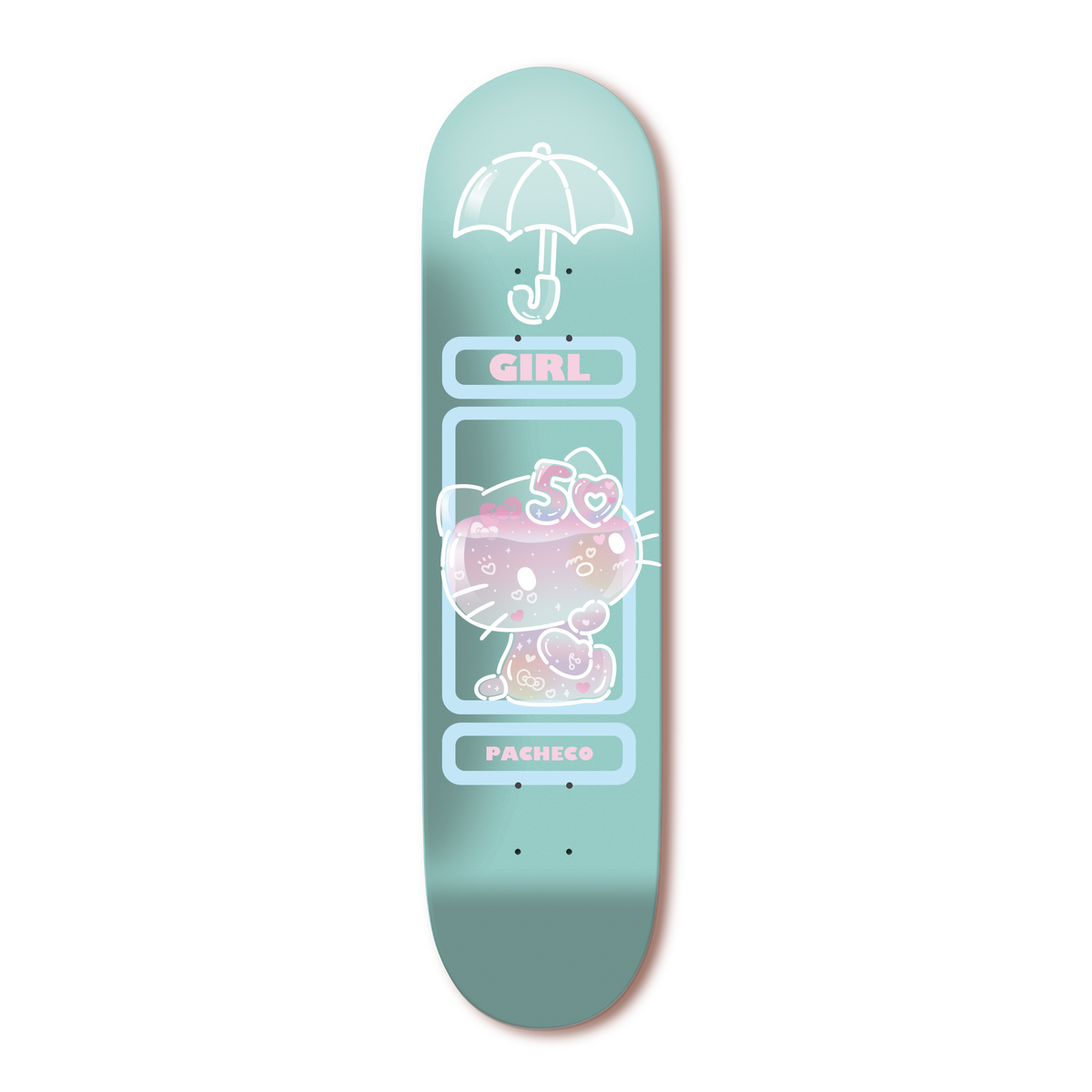 Girl x Hello Kitty 50th Anniversary Pacheco 8.5" Skateboard Deck