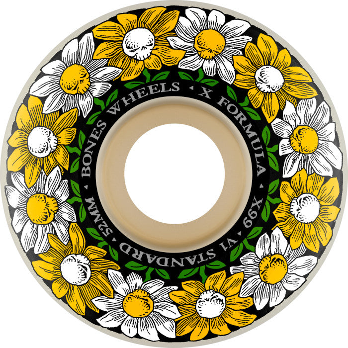 Bones X-Formula V1 52mm x99 Pushing Up Daisies Standard Wheels