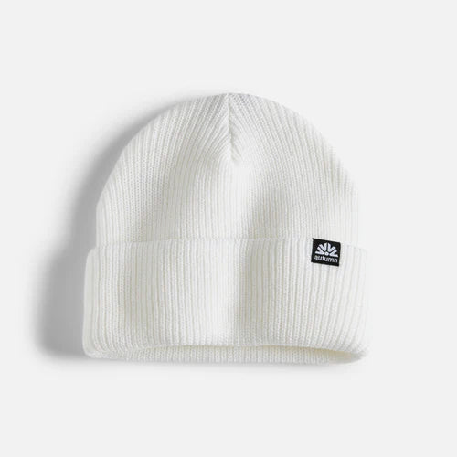 Autumn Simple White Beanie