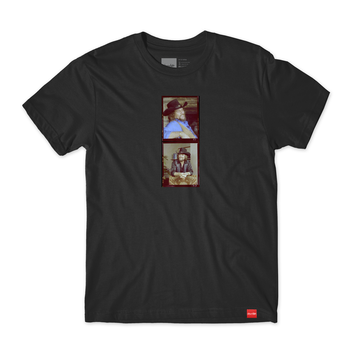 Chocolate x Waylon Jennings Ramblin' Man Black S/s Shirt