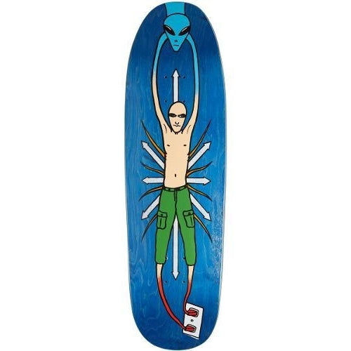 New Deal Vallely Alien Sp Blue 9.18" Skateboard Deck