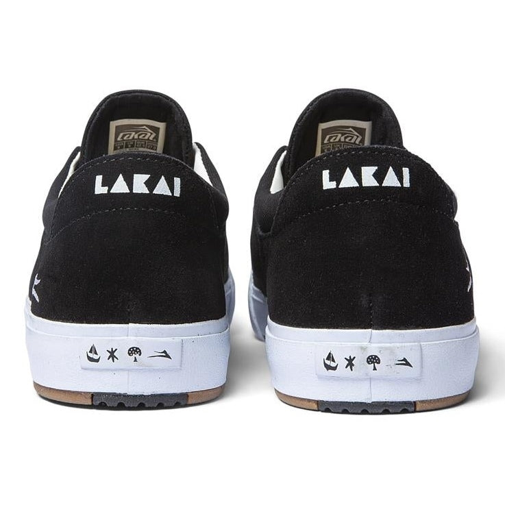 Lakai Wilkins Black/White Suede Shoes