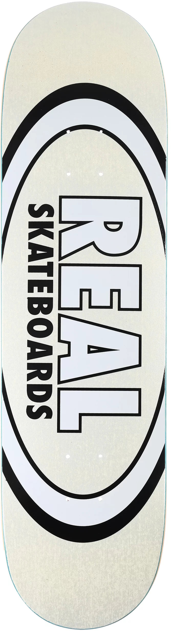 Real Easy Rider Oval White 8.5" Skateboard Deck