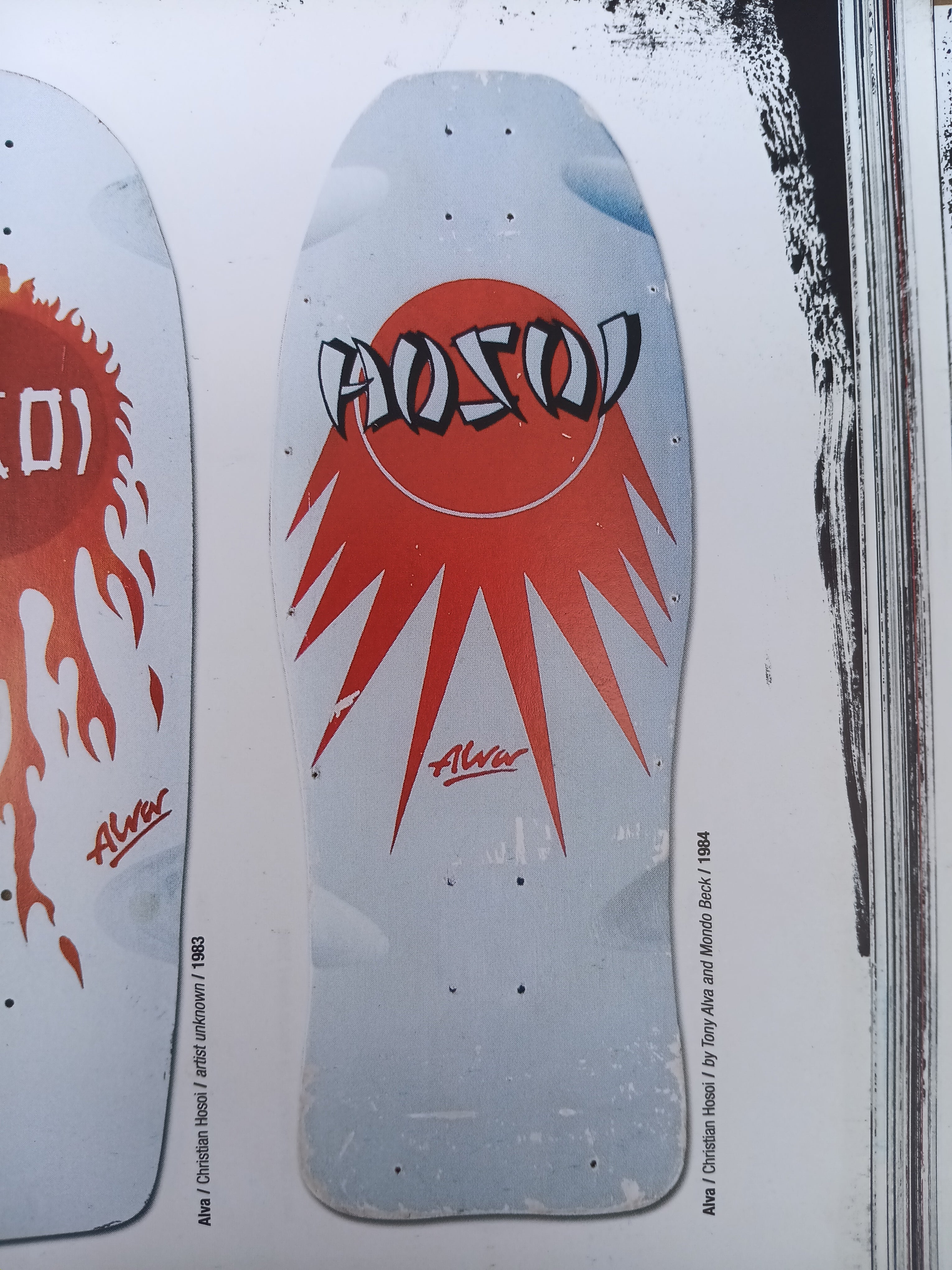 Alva Christian Hosoi Original Rising Sun 1984 Disposable Book