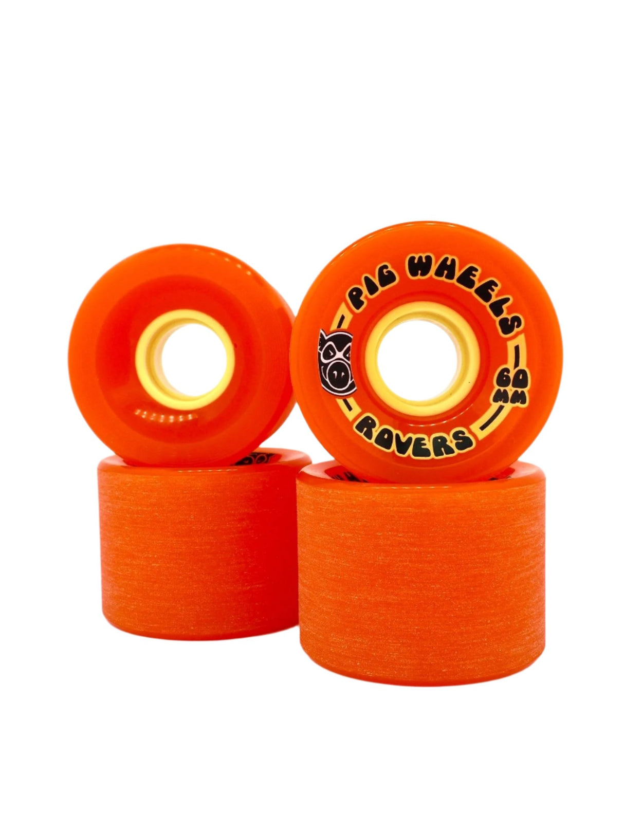 Pig Rover 85a 60mm Orange Cruiser Skateboard Wheels