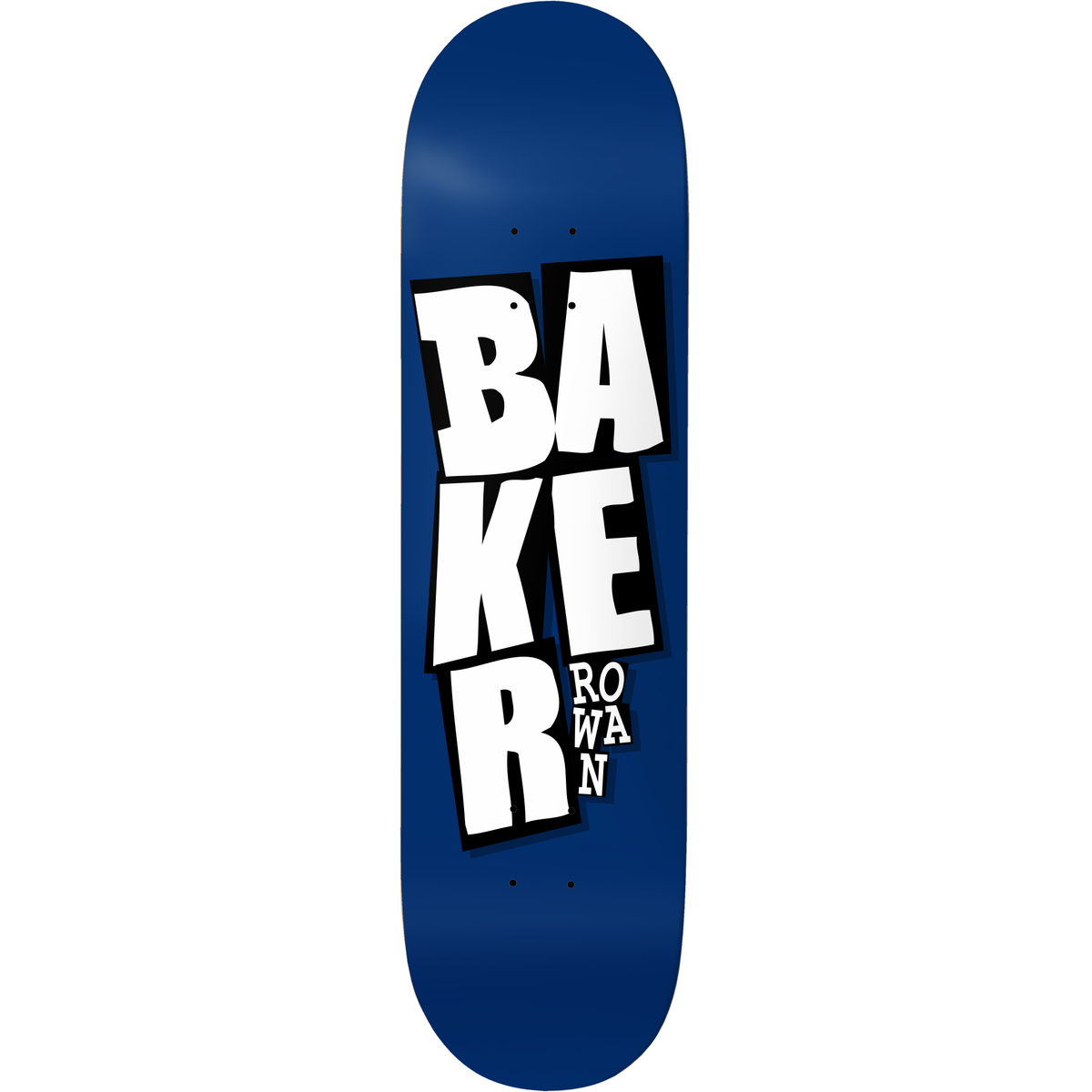 Baker Rowan Zorilla Stacked Blue B2 8.25" Skateboard Deck