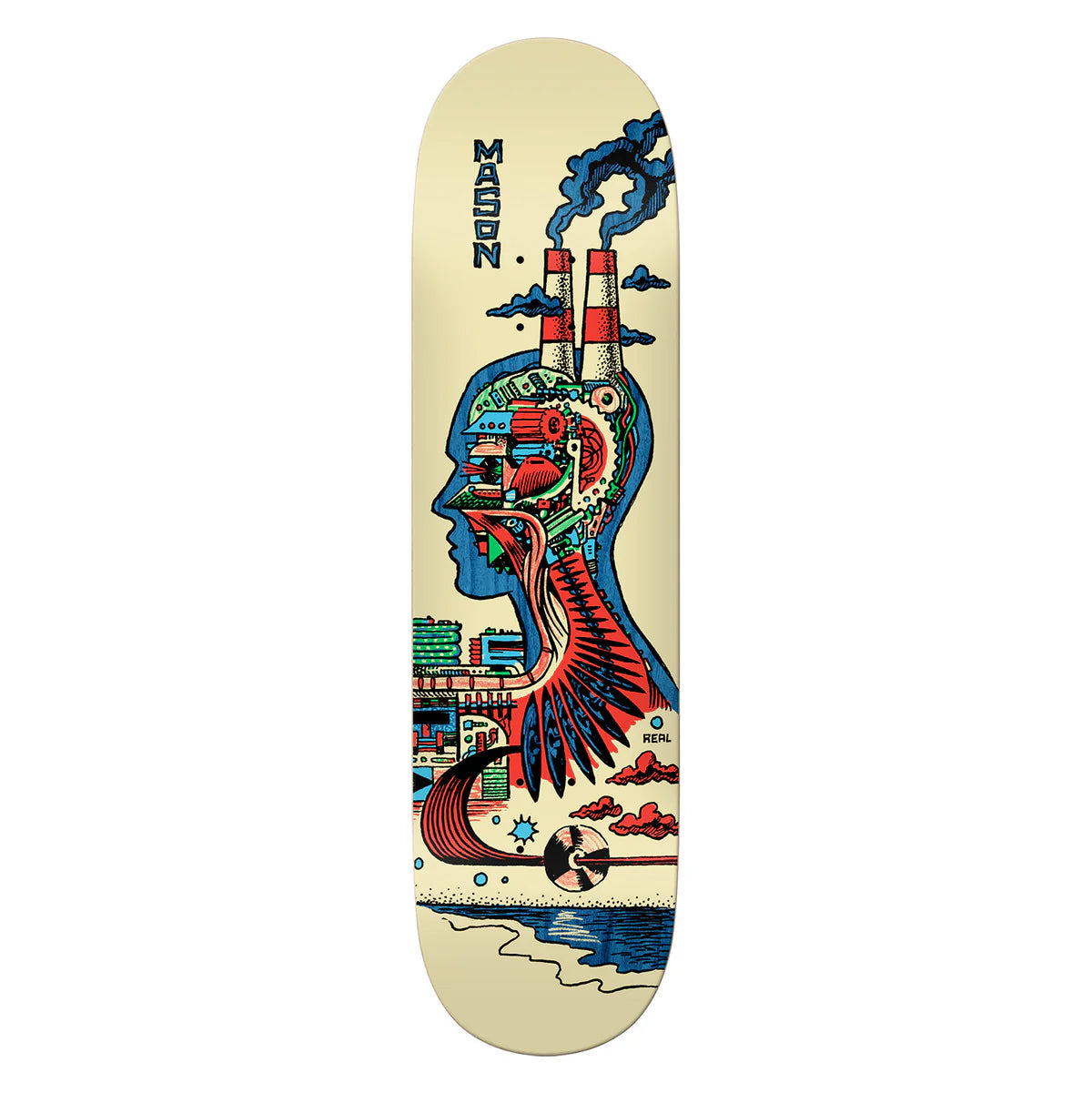 Real Mason Silva Artificial 8.28" Skateboard Deck
