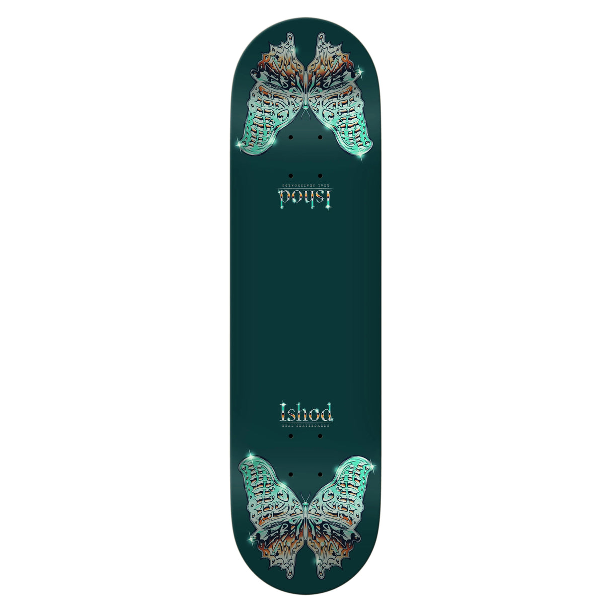 Real Ishod Wair Mariposa Redux 8.5" Twin Tail Skateboard Deck