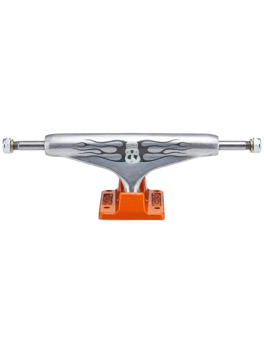 Independent Elijah Berle Skull Silver/Orange Standard Truck