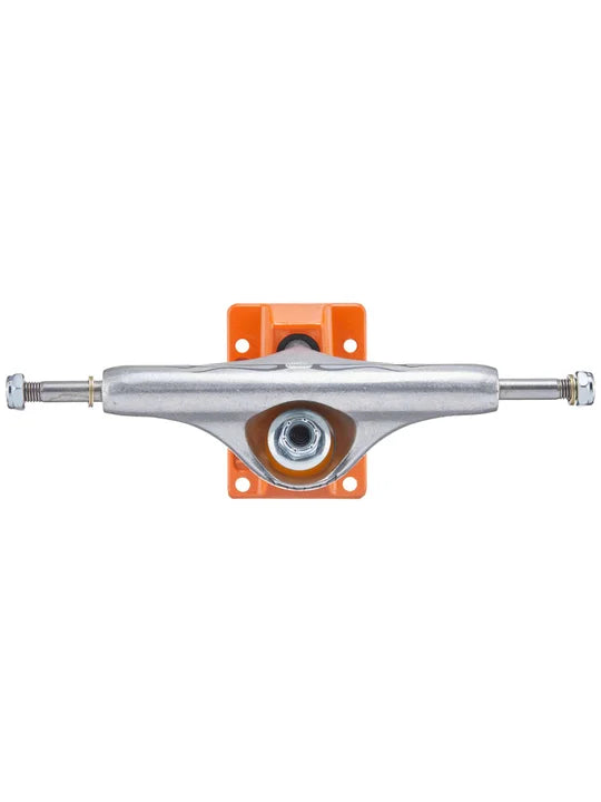 Independent Elijah Berle Skull Silver/Orange Standard Truck