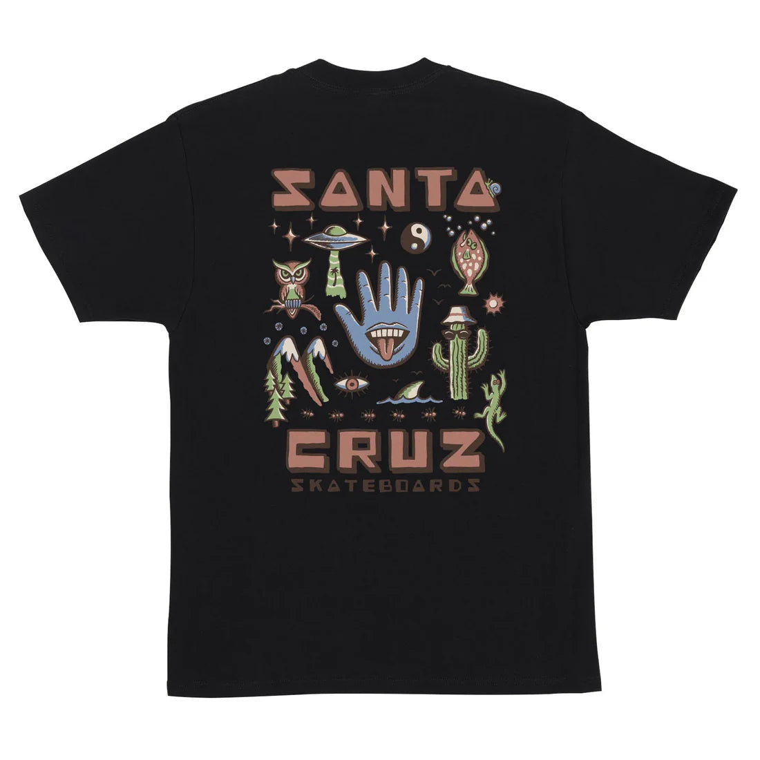 Santa Cruz Tripper Black Heavyweight S/s Shirt