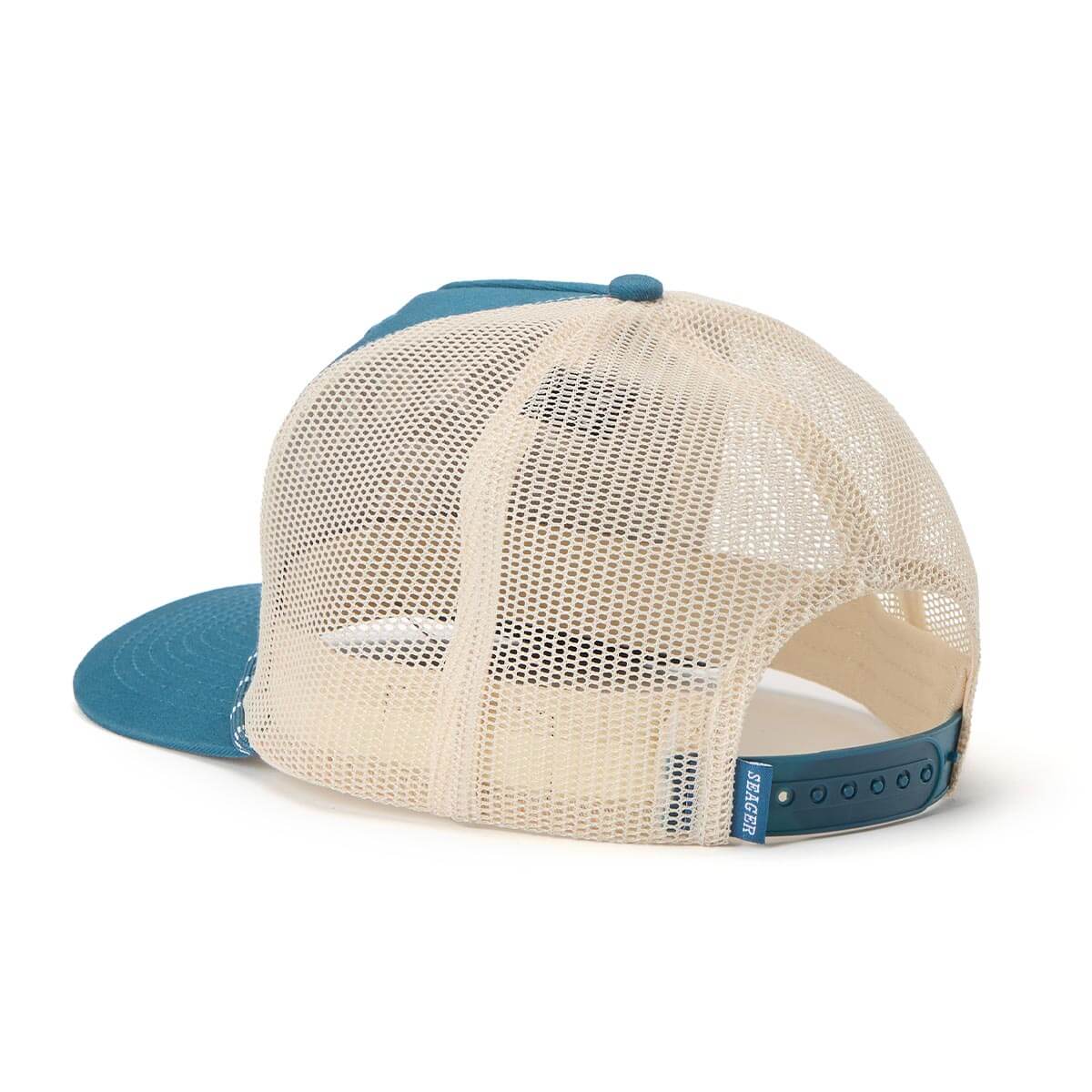 Seager Branded Blue Trucker Snapback Hat