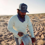 Seager Branded Blue Trucker Snapback Hat