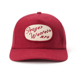 Seager Garland Burgundy Snapback Hat