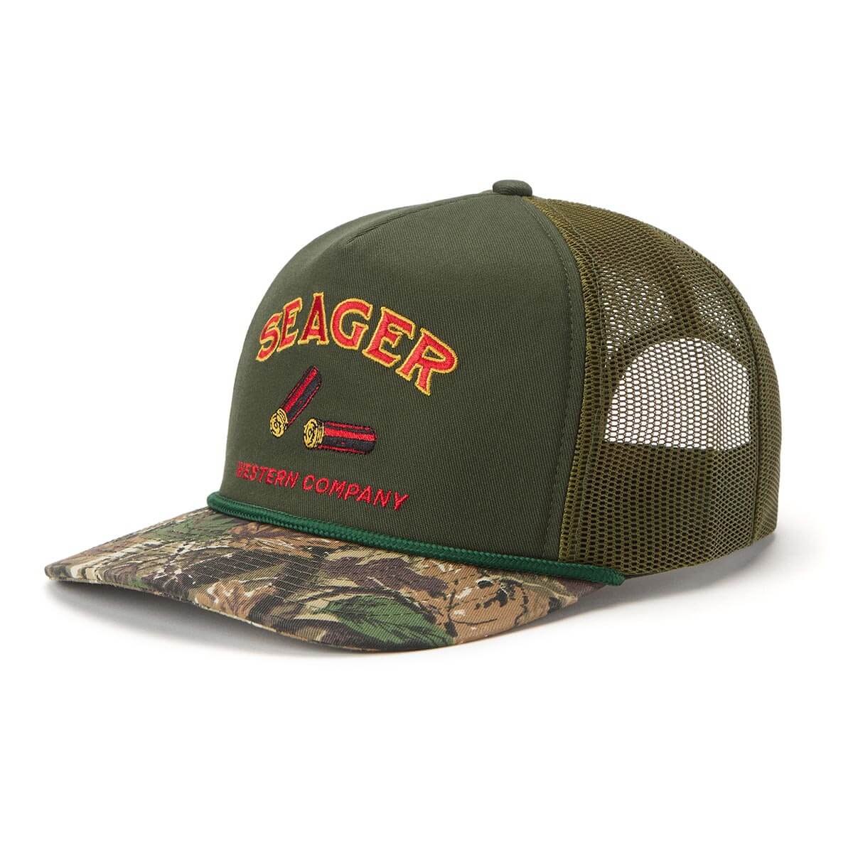 Seager Gone Huntin' Green/Camo Snapback Hat