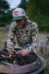 Seager Gone Huntin' Cream Snapback Hat