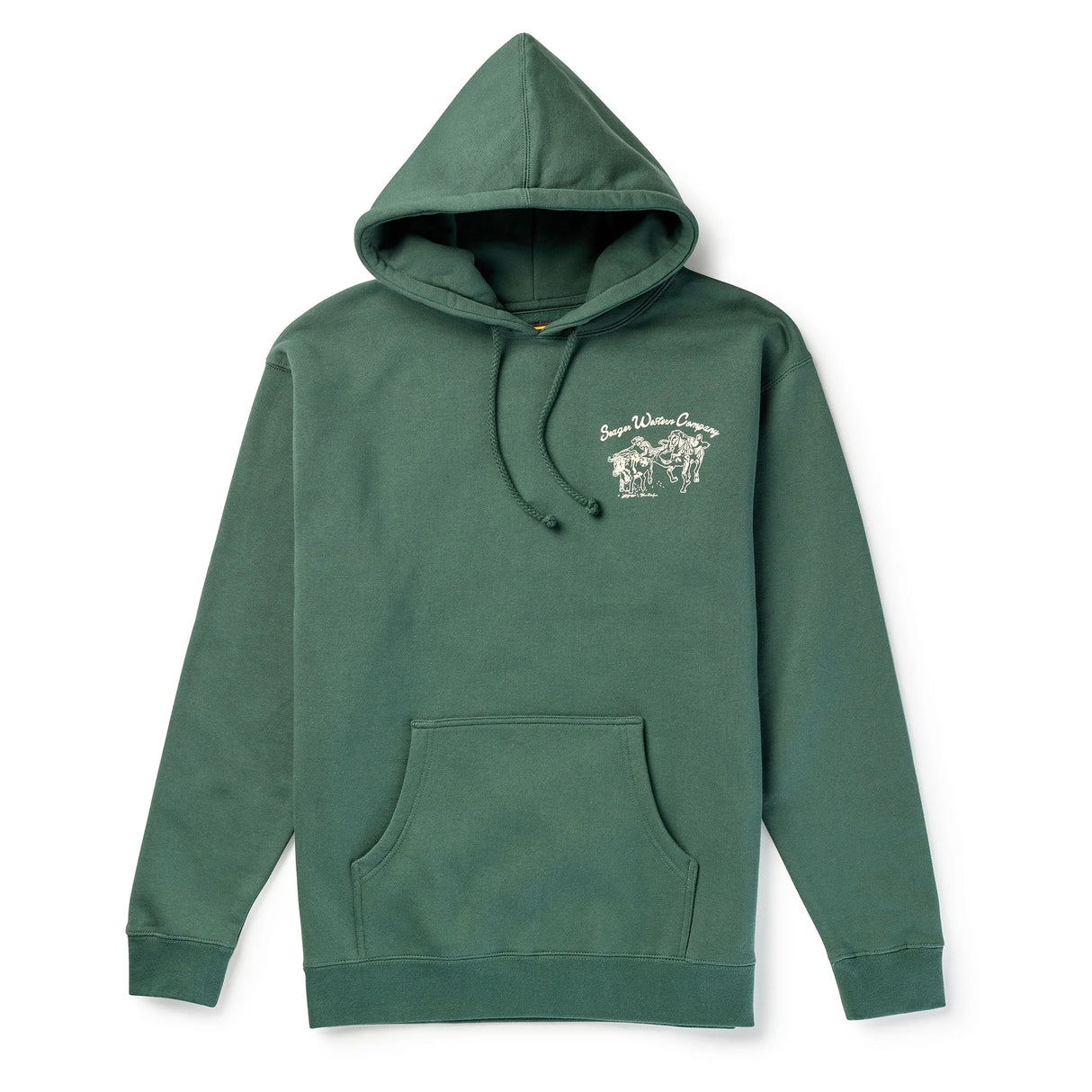 Seager Los Rios Hoodie Green Hooded Sweatshirt