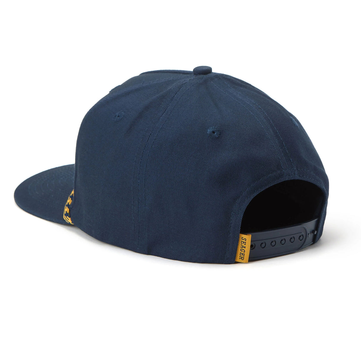 Seager Los Rios Canvas Navy Snapback Hat